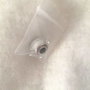 Pandora Fascinating White Glass Bead